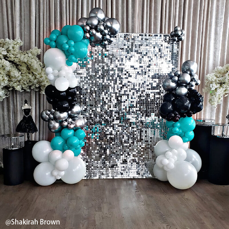Silver Shimmer Wall Panels – Easy Setup Wedding/Event/Theme Party Deco –  ubackdrop