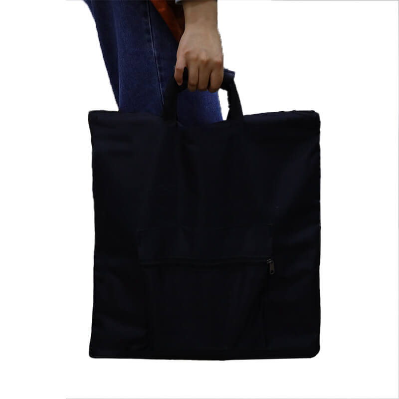 Sturdy Stand Black Oxford Handbag Portable Bag-ubackdrop