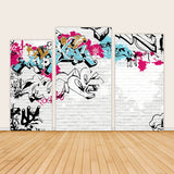 Street Graffiti Art Theme Party Backdrop Cover