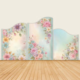 Stylish Floral Baby Shower Birthday Party Backdrop