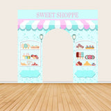 Sweet Shoppe Dessert Parlor for Girl Birthday Party Decor Backdrop