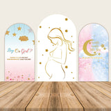 Twinkle Twinkle Little Star Gender Reveal Party Backdrop for Baby Shower