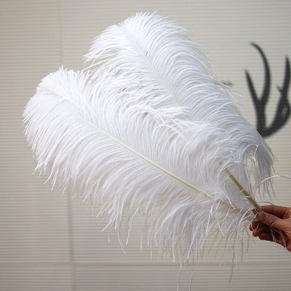 24"-26" White Natural Ostrich Feathers Centerpiece Filler