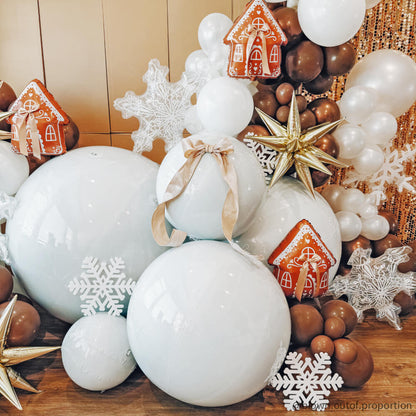 White Inflatable Mirror Ball Reusable Big Bubble Balloon-ubackdrop