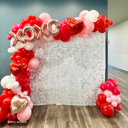 White Shimmer Wall Panels – Easy Setup Wedding/Event/Theme Party Decorations-ubackdrop