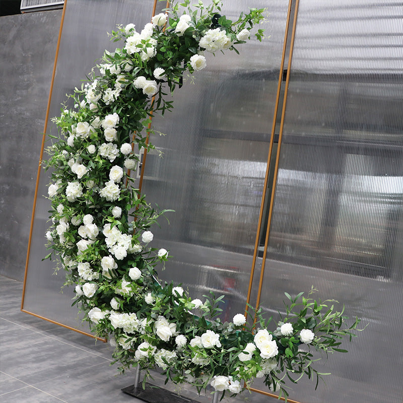 40x60cm Artificial Flower Panels Birthday Decoration Silk Rose Flowers Wall  Hydrangea Artificial Flower Wedding Christmas Decor
