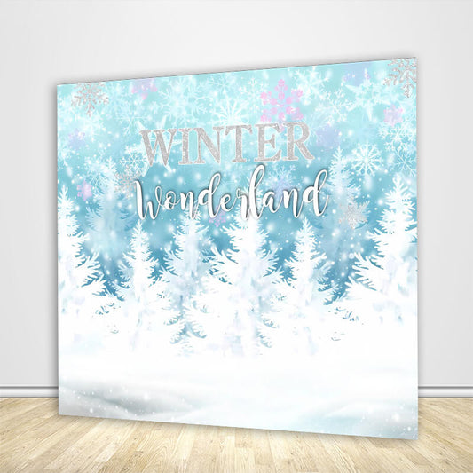 Winter Wonderland Theme Party Backdrop Decoration-ubackdrop