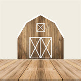 Wood Barn Door Backdrop Farm Theme Birthday Party Decorations