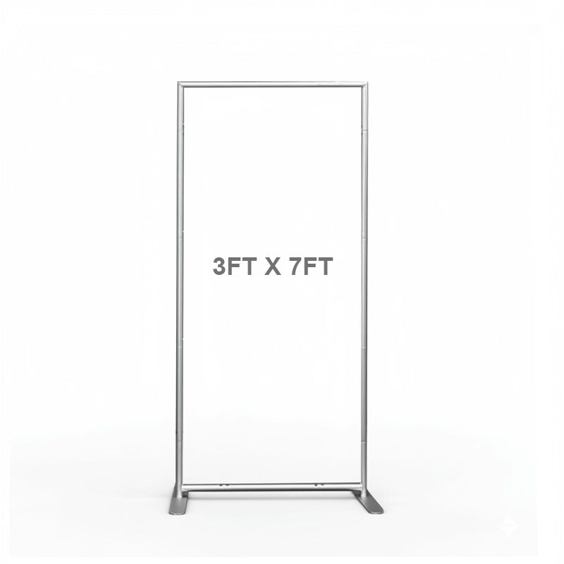 3x7ft Party Backdrop Stand Party Decor Baby Shower Birthday Rectangular Wall Stand-ubackdrop