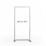 3x7ft Party Backdrop Stand Party Decor Baby Shower Birthday Rectangular Wall Stand