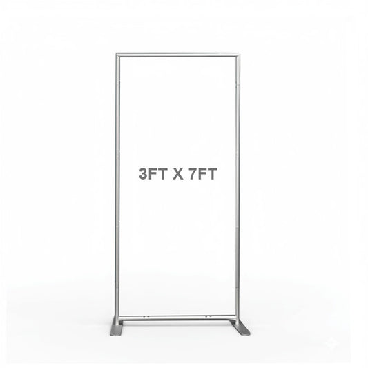 3x7ft Party Backdrop Stand Party Decor Baby Shower Birthday Rectangular Wall Stand-ubackdrop