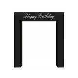 6.5x7.5ft 3D Double-Tube Rectangular Arch Backdrop Stand for Party & Event Decoration
