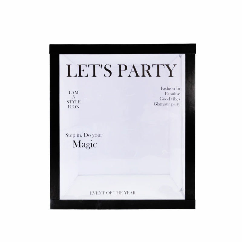 6.5x7.5ft Magazine Photo Booth Party Photo Box-ubackdrop