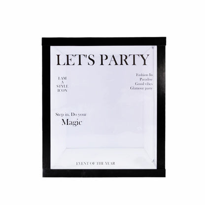 6.5x7.5ft Magazine Photo Booth Party Photo Box-ubackdrop