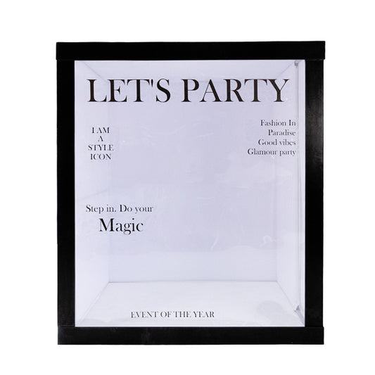6.5x7.5ft Magazine Photo Booth Party Photo Box-ubackdrop