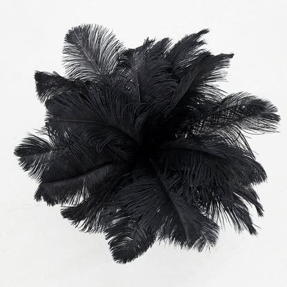 24"-26" Length Black Natural Ostrich Feathers Centerpiece Filler-ubackdrop