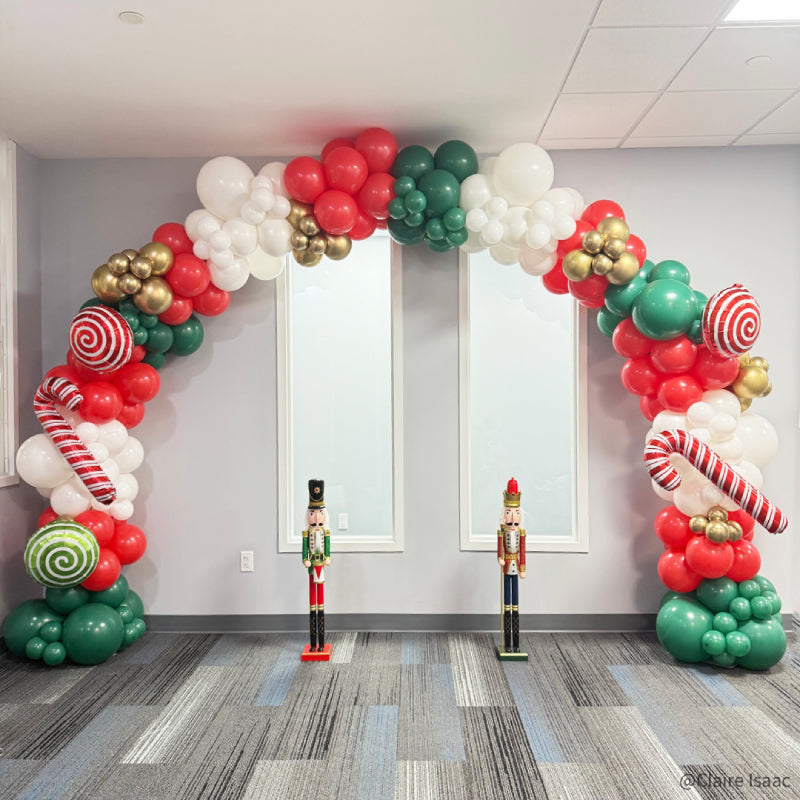 10x8 Ft Aluminum Balloon Arch Frame Wedding Arch Stand-ubackdrop