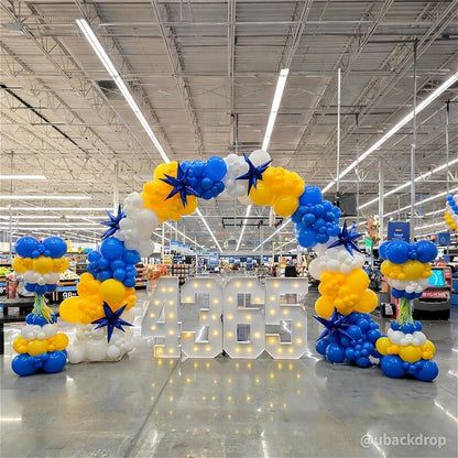 10x8 Ft Aluminum Balloon Arch Frame Wedding Arch Stand-ubackdrop