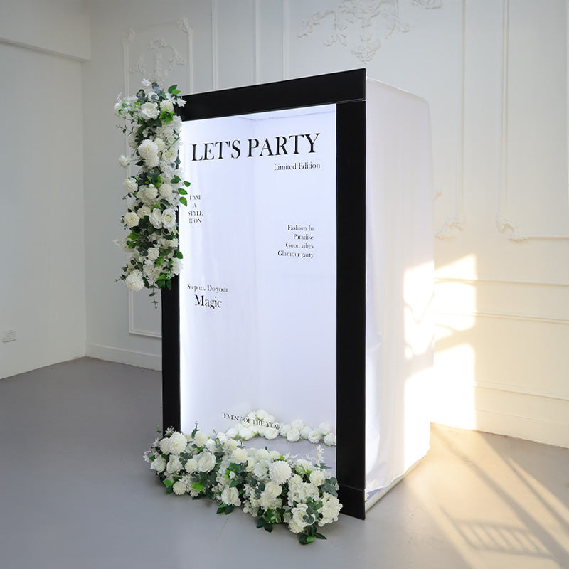 Photo Box Event 3.9x6.5ft Magazine Photo Booth Box for Small Party Photos & Event ...