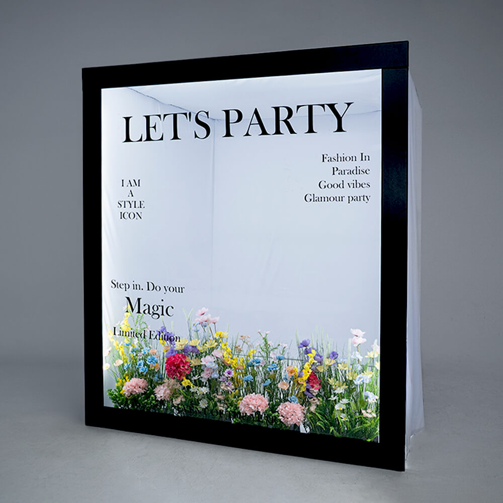 6.5x7.5ft Magazine Photo Booth Party Photo Box-ubackdrop