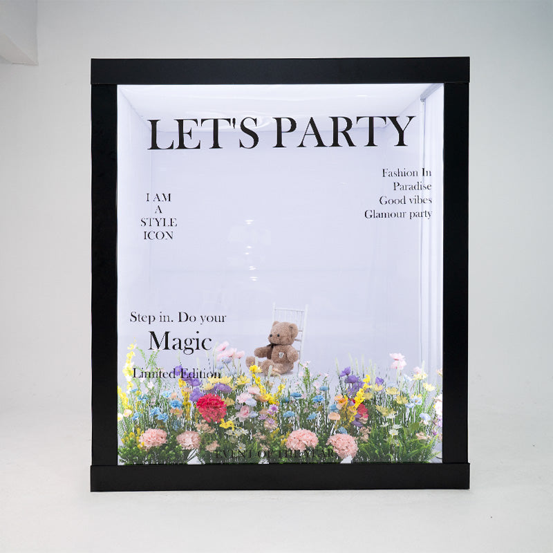 6.5x7.5ft Magazine Photo Booth Party Photo Box-ubackdrop