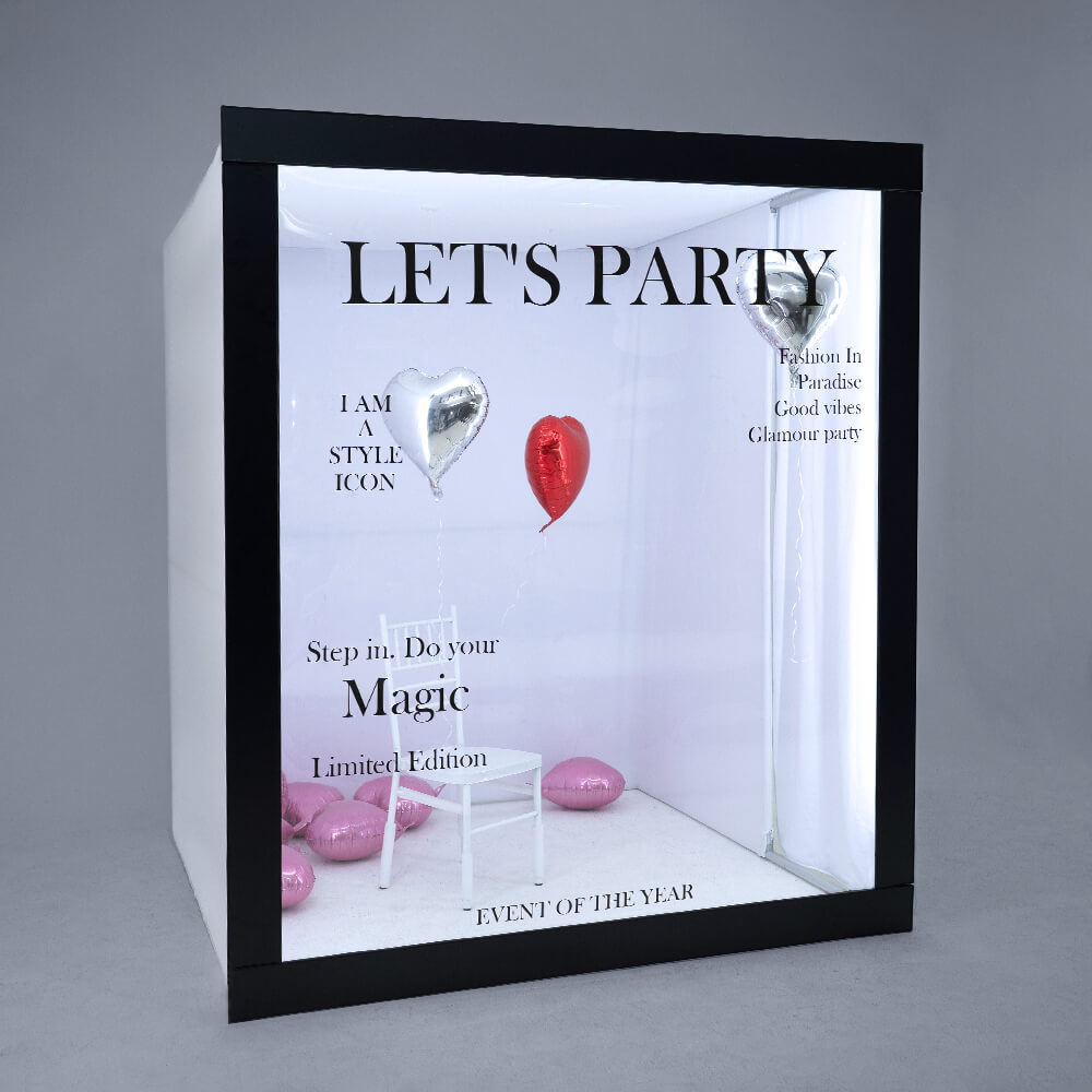 6.5x7.5ft Magazine Photo Booth Party Photo Box-ubackdrop