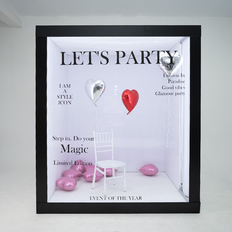 6.5x7.5ft Magazine Photo Booth Party Photo Box-ubackdrop