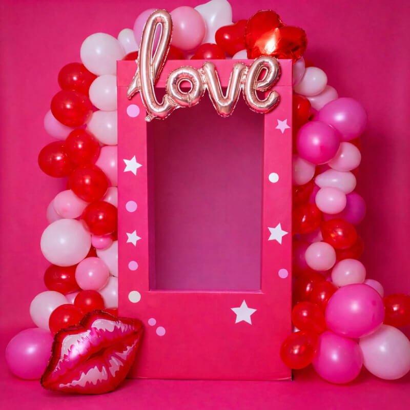 3.3x6.5ft Doll Theme Decor Box Photo Booth Props Girls Birthday Decorations-ubackdrop