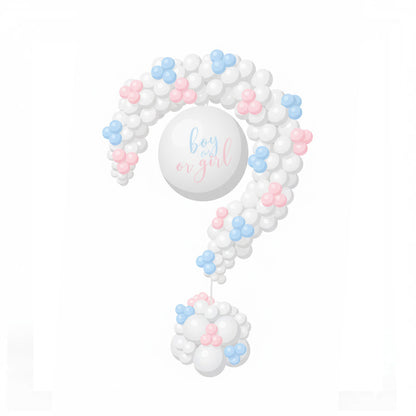 1m Party & Hoop Balloon Circle Loop Stand Moon | Question Mark | Half Circle Shape Balloon Arch Frame-ubackdrop