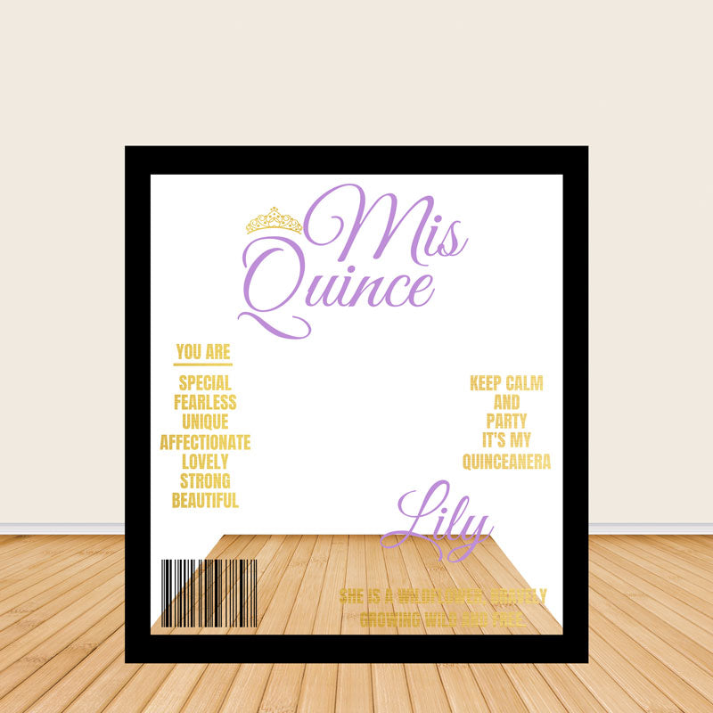 6.5x7.5ft Custom Photo Booth Party Photo Box-ubackdrop