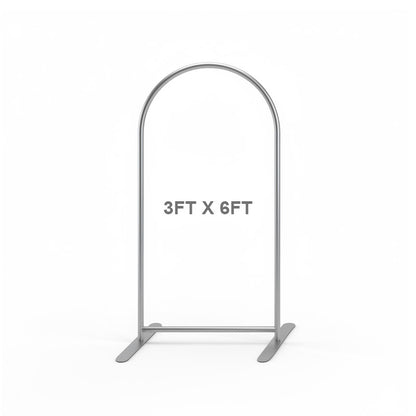3x6ft Chiara Arched Backdrop Frame Custom Arched Wall Backdrop Cover for Party Decoration-ubackdrop