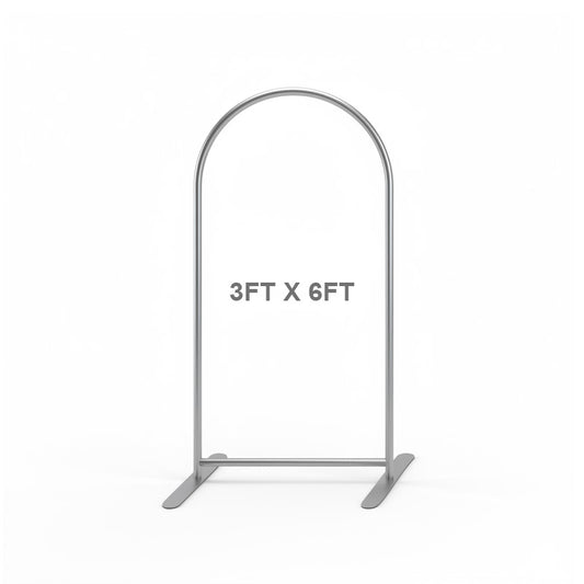 3x6ft Chiara Arched Backdrop Frame Custom Arched Wall Backdrop Cover for Party Decoration-ubackdrop