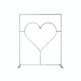 6x6.8ft Cutout Heart Frame for Wedding Party Decor Backdrop Stand