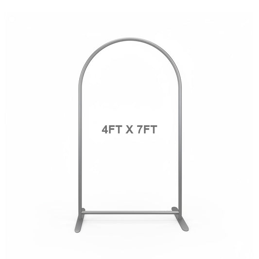 4x7ft Chiara Arched Backdrop Frame Custom Arched Wall Backdrop Cover for Party Decoration-ubackdrop
