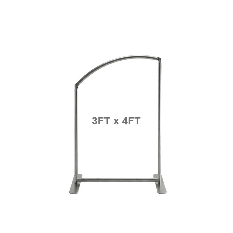 3x4ft Chiara Arch Frame with Tension Pillow Cover-ubackdrop