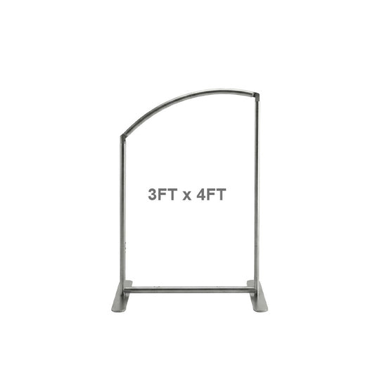 3x4ft Chiara Arch Frame with Tension Pillow Cover