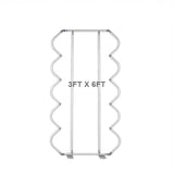 3x6ft Corrugated Spring Stand Party Backdrop Decor