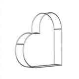 3D 8x8ft Double Layer Side Laying Heart for Party Decor Backdrop Stand