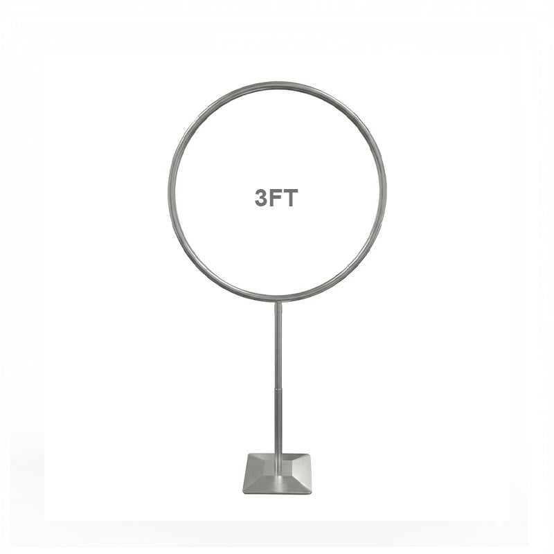 1m Party & Hoop Balloon Circle Loop Stand Moon | Question Mark | Half Circle Shape Balloon Arch Frame-ubackdrop