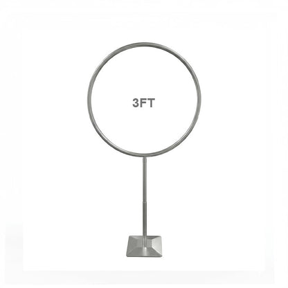 1m Party & Hoop Balloon Circle Loop Stand Moon | Question Mark | Half Circle Shape Balloon Arch Frame-ubackdrop