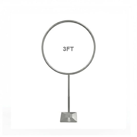 1m Party & Hoop Balloon Circle Loop Stand Moon | Question Mark | Half Circle Shape Balloon Arch Frame-ubackdrop