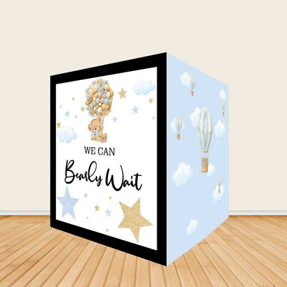 6.5x7.5ft Bearly Wait Baby Shower Photo Booth Party Photo Box-ubackdrop