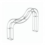 9.8x6.3FT 3D Double Layer Wave Arches Stand Party Backdrop Stand