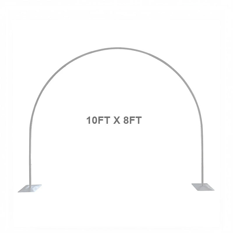 10x8 Ft Aluminum Balloon Arch Frame Wedding Arch Stand-ubackdrop