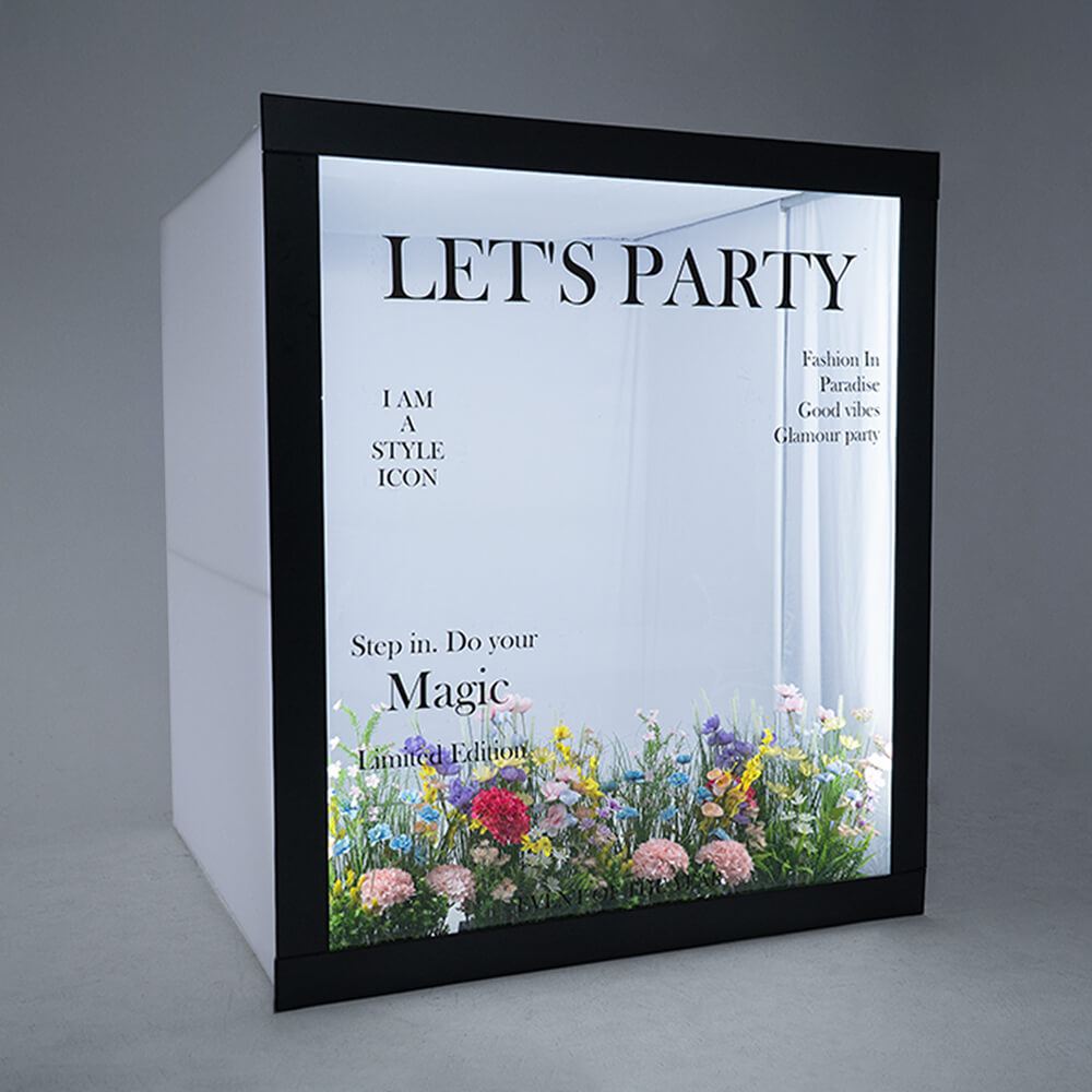 6.5x7.5ft Magazine Photo Booth Party Photo Box-ubackdrop