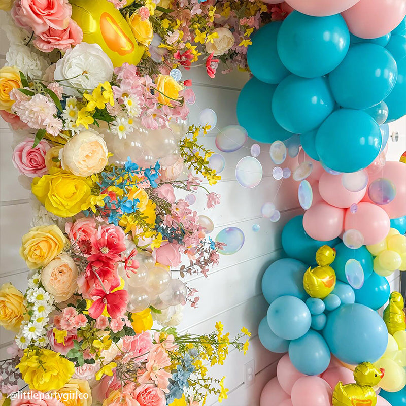 Colorful Arch Artificial Flower Wall For Event Wedding-ubackdrop
