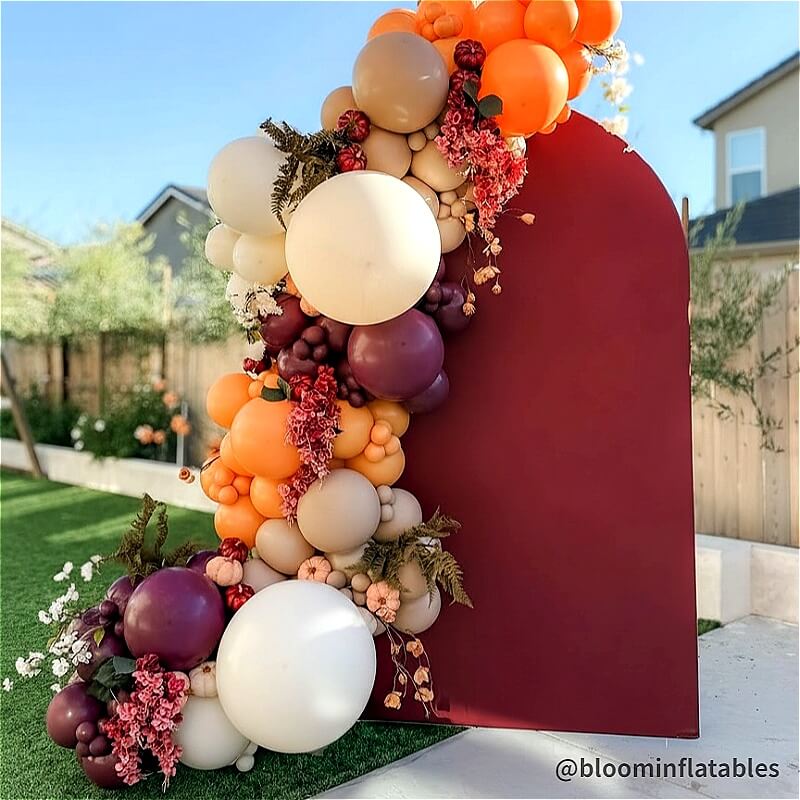 4x7ft Chiara Arched Shiny Backdrop-ubackdrop