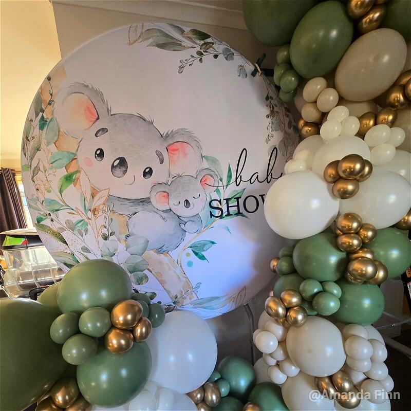 Party & Hoop Balloon Circle Loop Flower Arch Photo Booth Backdrop Stand-ubackdrop