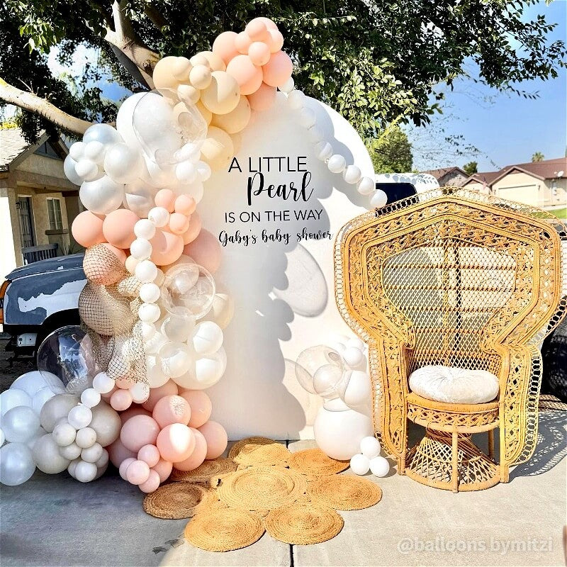 4x7ft Chiara Arched Backdrop Frame Custom Arched Wall Backdrop Cover for Party Decoration-ubackdrop