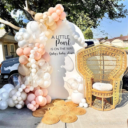 4x7ft Chiara Arched Backdrop Frame Custom Arched Wall Backdrop Cover for Party Decoration-ubackdrop